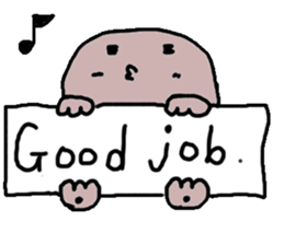 mole Sticker English ver sticker #3079113