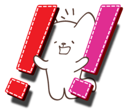 Large letters Sticker sticker #3079255