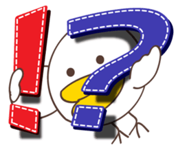 Large letters Sticker sticker #3079256