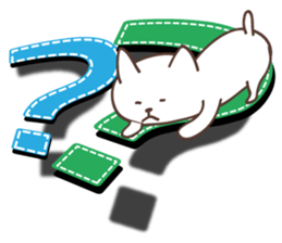 Large letters Sticker sticker #3079257