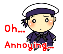 Sailor Musashikun ~English version~ sticker #3079398