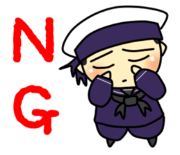 Sailor Musashikun ~English version~ sticker #3079409