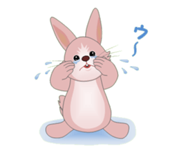 Playful rabbits sticker #3079774