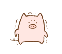 Miniature pigs sticker #3080045