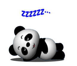 PANPAN of the diet panda. sticker #3080080