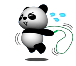 PANPAN of the diet panda. sticker #3080085