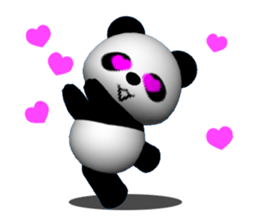 PANPAN of the diet panda. sticker #3080090