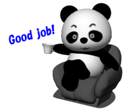 PANPAN of the diet panda. sticker #3080092