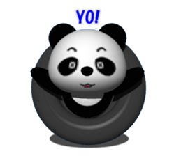PANPAN of the diet panda. sticker #3080094