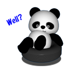PANPAN of the diet panda. sticker #3080095