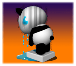 PANPAN of the diet panda. sticker #3080099