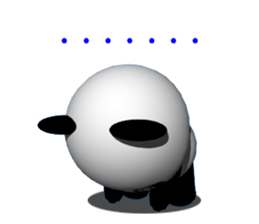 PANPAN of the diet panda. sticker #3080103