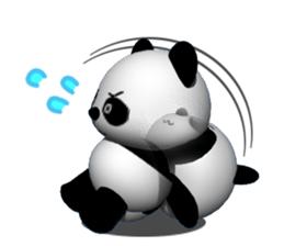 PANPAN of the diet panda. sticker #3080105