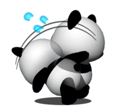 PANPAN of the diet panda. sticker #3080107
