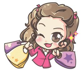 Lauren & Caramelly buddy horse sticker #3081364