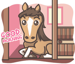 Lauren & Caramelly buddy horse sticker #3081372