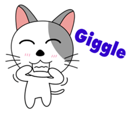 Gusto : Messy cat (EN) sticker #3081859