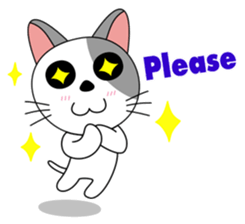 Gusto : Messy cat (EN) sticker #3081861