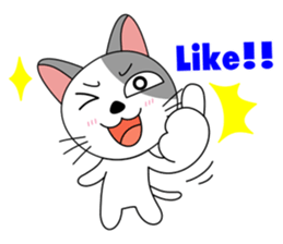 Gusto : Messy cat (EN) sticker #3081862