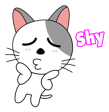 Gusto : Messy cat (EN) sticker #3081871