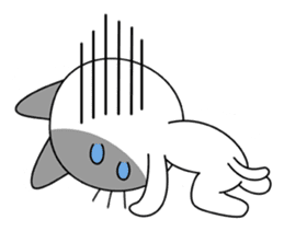 Gusto : Messy cat (EN) sticker #3081878