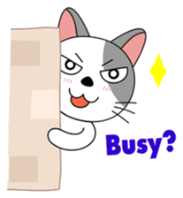 Gusto : Messy cat (EN) sticker #3081883