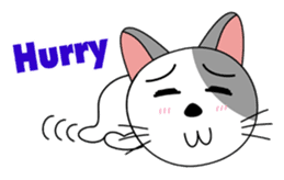 Gusto : Messy cat (EN) sticker #3081887