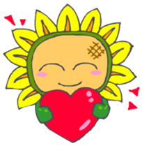 The Cute Sunflower sticker #3082411