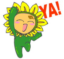 The Cute Sunflower sticker #3082413