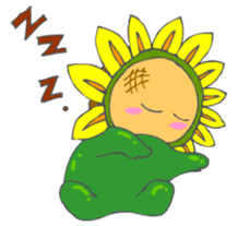 The Cute Sunflower sticker #3082416