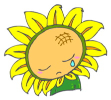 The Cute Sunflower sticker #3082417