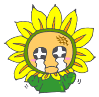 The Cute Sunflower sticker #3082427