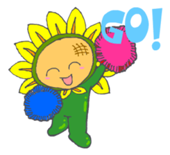 The Cute Sunflower sticker #3082433