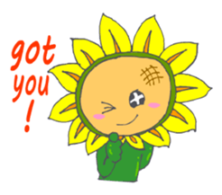 The Cute Sunflower sticker #3082436