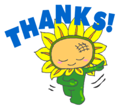 The Cute Sunflower sticker #3082439