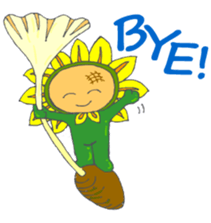 The Cute Sunflower sticker #3082440