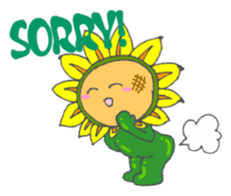 The Cute Sunflower sticker #3082445