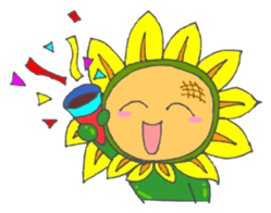 The Cute Sunflower sticker #3082446