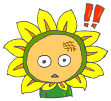 The Cute Sunflower sticker #3082448