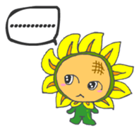 The Cute Sunflower sticker #3082449