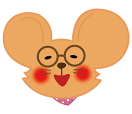cute and lovely mouse sticker #3082780