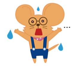 cute and lovely mouse sticker #3082794