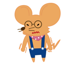 cute and lovely mouse sticker #3082796