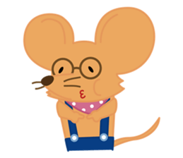 cute and lovely mouse sticker #3082801