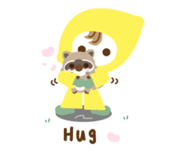 Lemon Jack and Raccoon Roberta (English) sticker #3082854