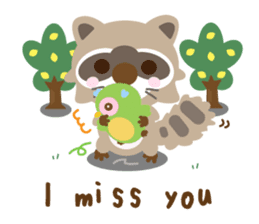 Lemon Jack and Raccoon Roberta (English) sticker #3082858