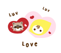 Lemon Jack and Raccoon Roberta (English) sticker #3082870