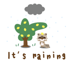 Lemon Jack and Raccoon Roberta (English) sticker #3082885