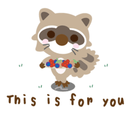 Lemon Jack and Raccoon Roberta (English) sticker #3082889