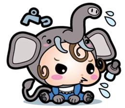 Makeover baby sticker #3082898